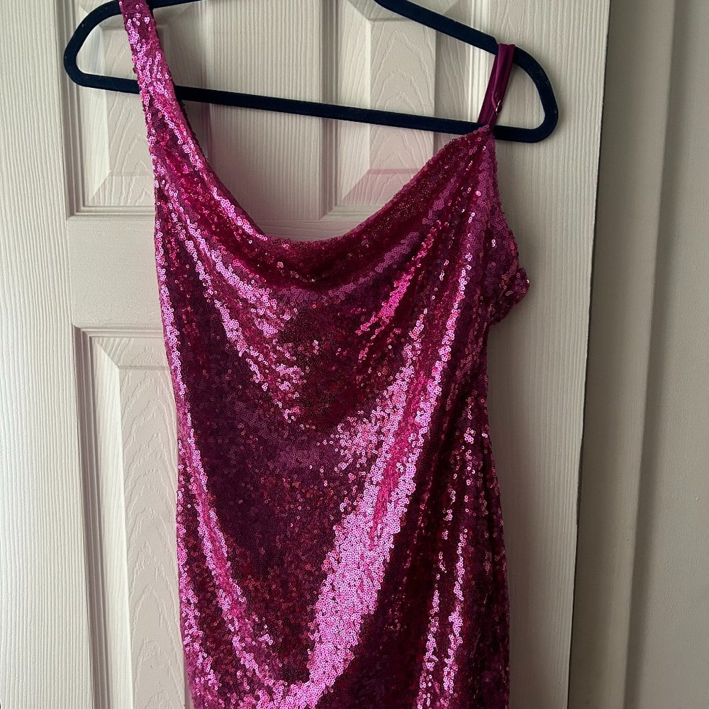 Hello Molly Pink Sequin Dress